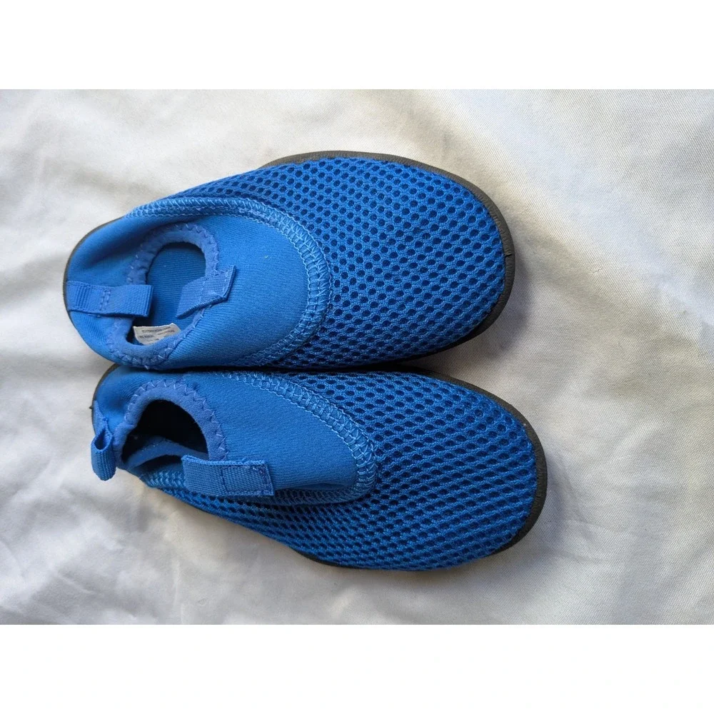 Wonder Nation Toddler Boy's Blue And Black Water Shoes Size‎ 9/10
